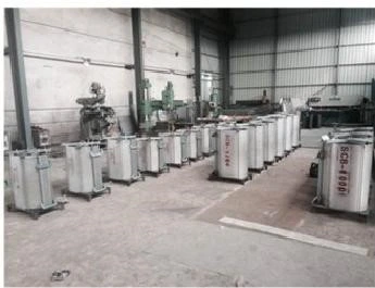 Elektrik yalıtımları için kalıpları olan kuru tipli transformatörler dökme makinesi 3
